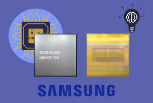 Samsung's new memory chip, HBM3E 12H, has the highest capacity in the industry