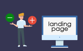 Advantages and disadvantages of landing pages