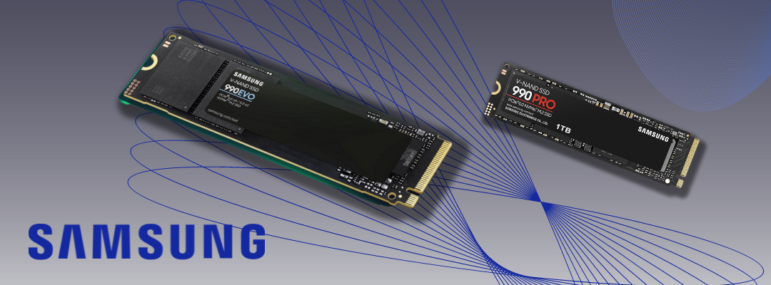 New SSD 990 EVO by Samsung featuring hybrid x4 PCIe 4.0/x 2 5.0