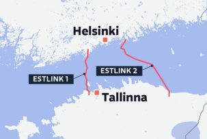 An accident with an electric cable in the Baltic Sea