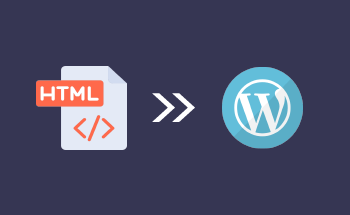 Transferring an HTML site to WordPress