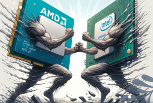 Intel's revenue has significantly decreased due to AMD